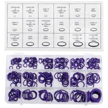 Surtido 270 PCS de tóricas, aire acondicionado HNBR (violetas)